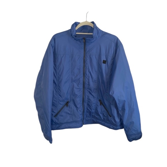 Carhartt Jackets & Blazers - WOMEN’S CARHARTT BLUE ZIP-UP WINDBREAKER JACKET SIZE 2XL
